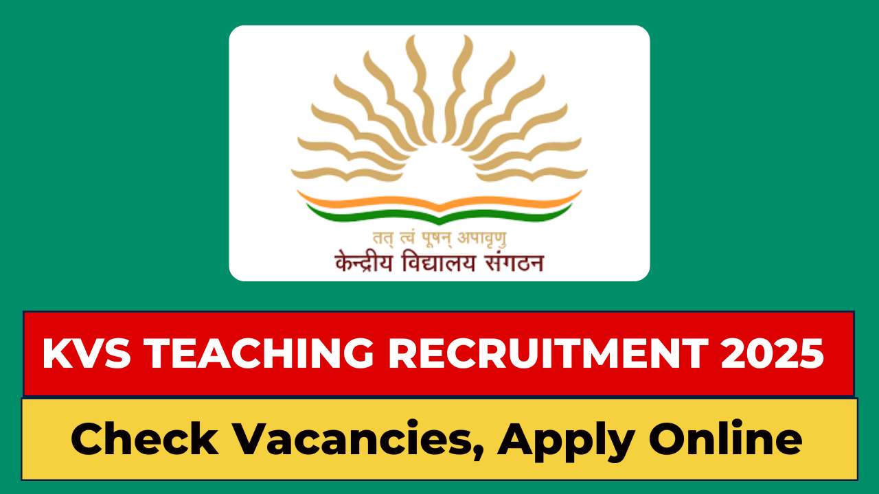 KVS Recruitment 2025 Notification